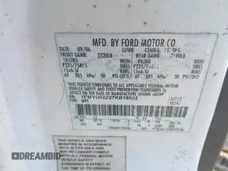 2007 Ford Escape XLS with VIN 1FMYU02Z27KB18032, listed as a IAAI auction lot 42047295 with 163,348 mi miles. Bid and sale history available at carsss.com. Image 9.