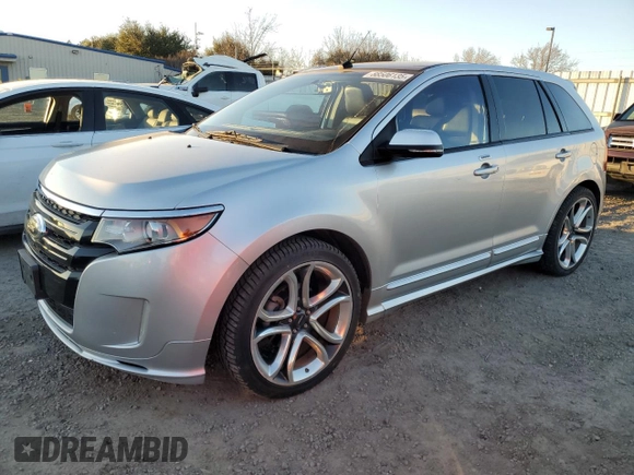 2012 Ford Edge Sport with VIN 2FMDK4AK9CBA53541, listed as a Copart auction lot 88506135 with 155,043 mi miles and Salvage Title. Bid and sale history available at carsss.com. Image 1.