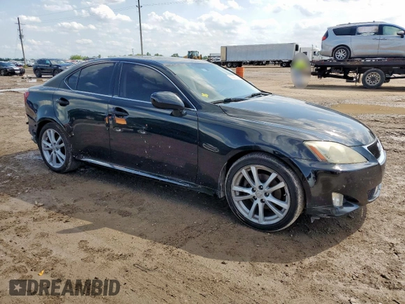 2006 Lexus IS 250 z VIN JTHBK262562003446, wystawiony jako Copart lot #58966215 z przebiegiem 234 455 mil mil oraz Szkoda całkowita • Salvage title. Historia ofert i sprzedaży dostępna na DreamBid. Obrazek 4.