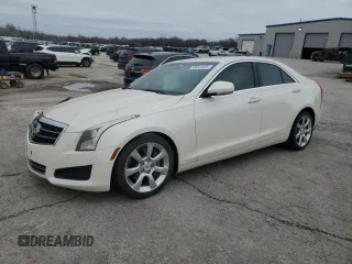 2014 Cadillac ATS Luxury RWD with VIN 1G6AB5RX2E0101109, listed as a Copart auction lot 45041505 with 131,800 mi miles and Salvage Title. Bid and sale history available at carsss.com. Image 1.