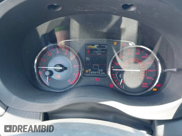 2015 Subaru WRX Premium with VIN JF1VA1D60F9830818, listed as a IAAI auction lot 40010134 with 120,575 mi miles and . Bid and sale history available at DreamBid. Image 15.