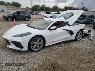 2020 Chevrolet Corvette 3LT with VIN 1G1Y82D49L5000566, listed as a Copart auction lot 73164814 with 5,883 mi miles and Salvage Title. Bid and sale history available at carsss.com. Image 1.