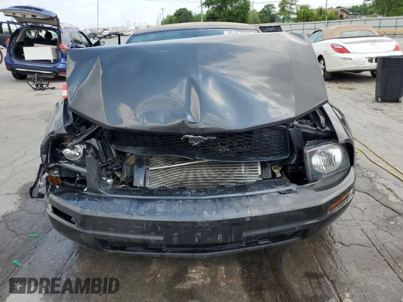 2008 Ford Mustang Deluxe with VIN 1ZVHT84N485132379, listed as a Copart auction lot 55157085 with 102,490 mi miles and Salvage title. Bid and sale history available at DreamBid. Image 5.