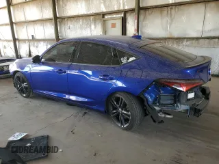 2023 Acura Integra Technology with VIN 19UDE4G77PA017560, listed as a Copart auction lot 46472525 with 23,129 mi miles and Salvage Title. Bid and sale history available at carsss.com. Image 2.