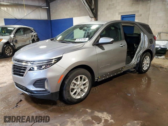 2023 Chevrolet Equinox LT с VIN 3GNAXKEG7PS179648, выставлен на аукционе Copart как лот 57874795 с пробегом 9 214 миль миль и Списание • Salvage title. История ставок и продаж доступна на DreamBid. Изображение 1.