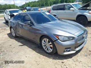 2016 Infiniti Q50 Sport z VIN JN1EV7AP2GM301676, wystawiony jako IAAI lot #42235262 z przebiegiem 81 839 mil mil oraz . Historia ofert i sprzedaży dostępna na DreamBid. Obrazek 1.