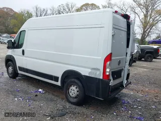 2023 Ram ProMaster Cargo Van with VIN 3C6LRVBG1PE547927, listed as a IAAI auction lot 41900633 with 25,030 mi miles. Bid and sale history available at carsss.com. Image 3.