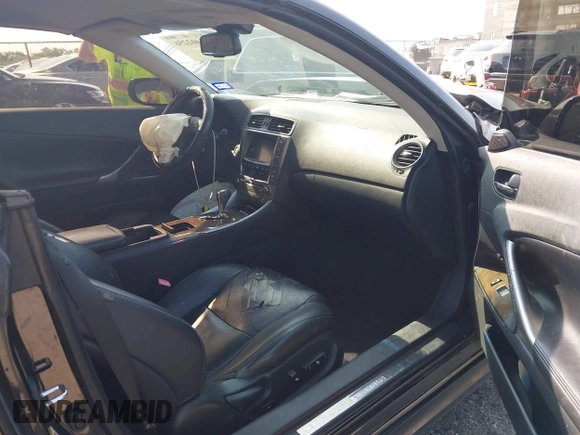 2010 Lexus IS 250 C with VIN JTHFF2C27A2508603, listed as a IAAI auction lot 42402256 with 164,938 mi miles and . Bid and sale history available at DreamBid. Image 5.