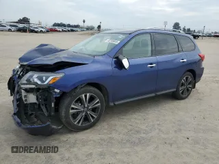 2019 Nissan Pathfinder SL z VIN 5N1DR2MN5KC590251, wystawiony jako Copart lot #48769845 z przebiegiem 66 767 mil mil oraz Nie do naprawy • Non repairable. Historia ofert i sprzedaży dostępna na DreamBid. Obrazek 1.