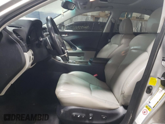 2013 Lexus IS 250 with VIN JTHCF5C25D5063740, listed as a Copart auction lot 52132195 with 150,178 mi miles and Salvage title. Bid and sale history available at DreamBid. Image 7.