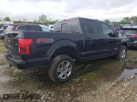 2018 Ford F-150 XL with VIN 1FTFW1E17JFD68061, listed as a Copart auction lot 53509535 with 189,189 mi miles and Salvage title. Bid and sale history available at DreamBid. Image 3.