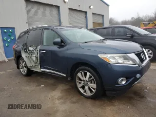 2013 Nissan Pathfinder Platinum with VIN 5N1AR2MM9DC666857, listed as a Copart auction lot 88722725 with 181,323 mi miles and Clean Title. Bid and sale history available at carsss.com. Image 4.