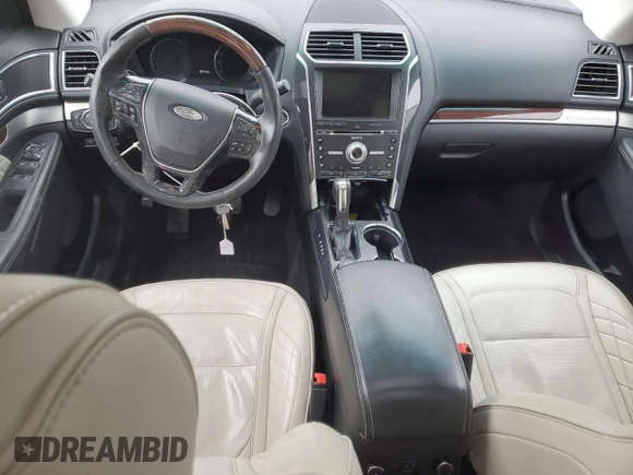 2016 Ford Explorer Platinum with VIN 1FM5K8HT2GGC58644, listed as a Copart auction lot 41653235 with Not Provided miles and Salvage Title. Bid and sale history available at DreamBid. Image 8.