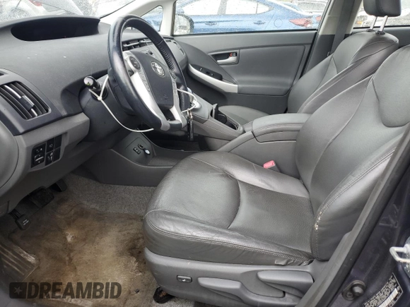 2010 Toyota Prius II with VIN JTDKN3DU9A0079727, listed as a Copart auction lot 55866005 with 195,222 mi miles and Clean Title. Bid and sale history available at DreamBid. Image 7.