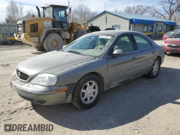 2003 Mercury Sable GS with VIN 1MEFM50UX3G634523, listed as a Copart auction lot 46871605 with 186,159 mi miles and Salvage Title. Bid and sale history available at DreamBid. Image 1.