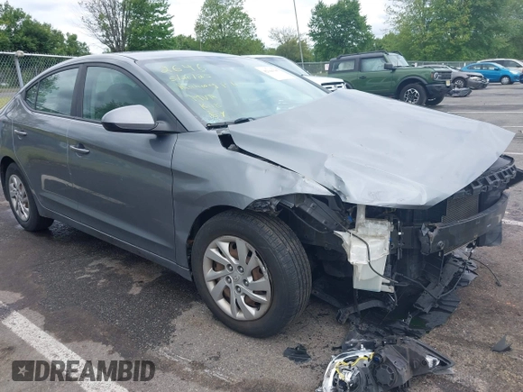 2017 Hyundai Elantra SE with VIN KMHD74LFXHU152646, listed as a IAAI auction lot 42344385 with 91,522 mi miles and . Bid and sale history available at DreamBid. Image 1.