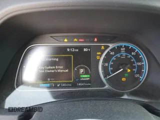 2023 Nissan LEAF SV Plus with VIN 1N4CZ1CV4PC559467, listed as a Copart auction lot 54335465 with 14,641 mi miles and Non Repairable. Bid and sale history available at DreamBid. Image 9.