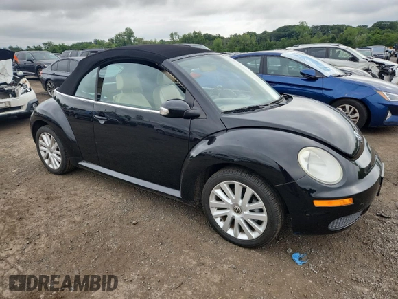 2008 Volkswagen Beetle SE with VIN 3VWRF31Y98M414685, listed as a Copart auction lot 64333685 with 30,116 mi miles and Salvage title. Bid and sale history available at DreamBid. Image 4.