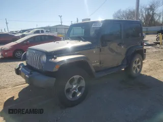 2018 Jeep Wrangler Sahara z VIN 1C4AJWBG3JL847321, wystawiony jako Copart lot #46865345 z przebiegiem 123 980 mil mil oraz Szkoda całkowita • Salvage title. Historia ofert i sprzedaży dostępna na DreamBid. Obrazek 1.