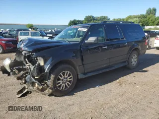 2011 Ford Expedition EL XLT with VIN 1FMJK1J5XBEF16012, listed as a Copart auction lot 65946594 with 214,129 mi miles and Salvage Title. Bid and sale history available at carsss.com. Image 1.