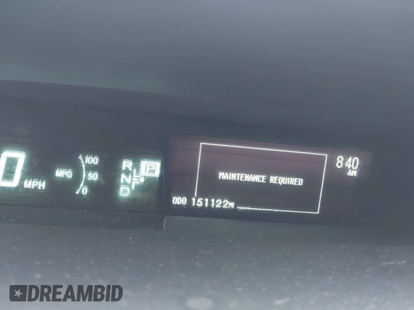 2012 Toyota Prius One with VIN JTDKN3DU0C1548488, listed as a IAAI auction lot 42132759 with 151,122 mi miles and . Bid and sale history available at DreamBid. Image 7.