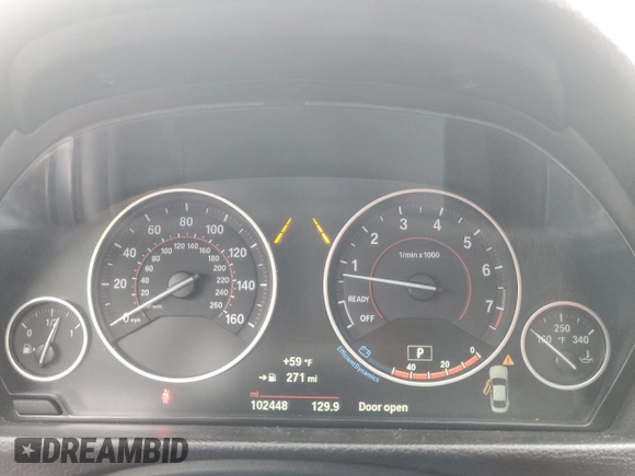 2017 BMW 4 Series 430i xDrive with VIN WBA4R9C39HK879013, listed as a Copart auction lot 61182725 with 102,448 mi miles and Salvage title. Bid and sale history available at DreamBid. Image 9.