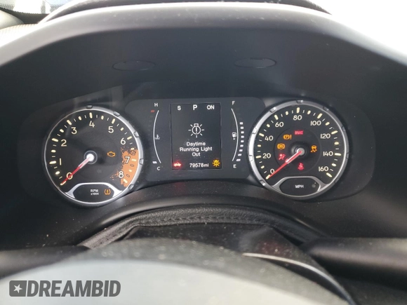 2018 Jeep Renegade Latitude with VIN ZACCJABB9JPG96898, listed as a Copart auction lot 50162435 with 79,578 mi miles and Salvage Title. Bid and sale history available at DreamBid. Image 9.