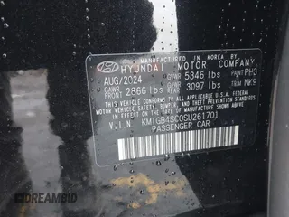 2025 Genesis G80 2.5T z VIN KMTGB4SC0SU261701, wystawiony jako IAAI lot #42200585 z przebiegiem 2835 mil mil oraz . Historia ofert i sprzedaży dostępna na DreamBid. Obrazek 9.