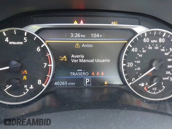 2024 Nissan Altima SR z VIN 1N4BL4CVXRN362258, wystawiony jako IAAI lot #42346465 z przebiegiem 40 265 mil mil oraz . Historia ofert i sprzedaży dostępna na DreamBid. Obrazek 7.