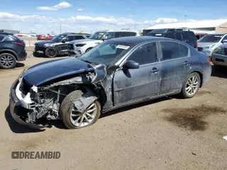 2007 Infiniti G35 Sedan G35x with VIN JNKBV61F37M806710, listed as a Copart auction lot 50420395 with 161,048 mi miles and Salvage Title. Bid and sale history available at carsss.com. Image 1.