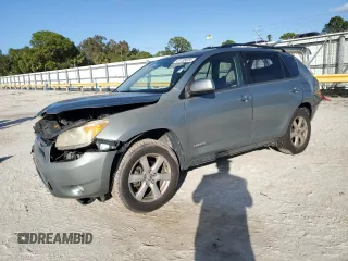 2007 Toyota RAV4 Limited with VIN JTMZK31VX76008451, listed as a Copart auction lot 81186624 with 0 mi miles and Salvage Title. Bid and sale history available at carsss.com. Image 1.