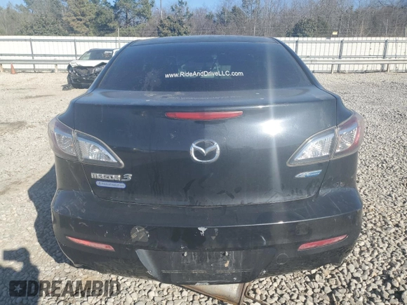 2012 Mazda 3 i Grand Touring with VIN JM1BL1W83C1606393, listed as a Copart auction lot 47127975 with Not Provided miles and Salvage Title. Bid and sale history available at DreamBid. Image 6.