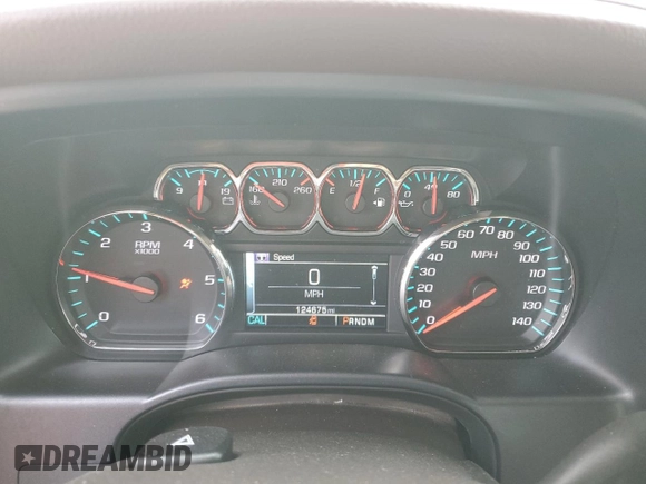 2016 Chevrolet Silverado 1500 High Country with VIN 3GCUKTEC7GG173343, listed as a Copart auction lot 86071504 with 124,675 mi miles and Salvage Title. Bid and sale history available at DreamBid. Image 9.