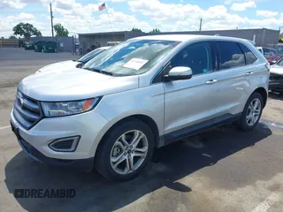 2015 Ford Edge Titanium z VIN 2FMTK4K95FBB47962, wystawiony jako IAAI lot #42234894 z przebiegiem Nie podano mil oraz . Historia ofert i sprzedaży dostępna na DreamBid. Obrazek 2.