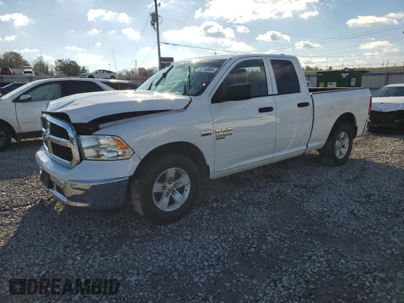 2019 Ram 1500 Classic Tradesman with VIN 1C6RR6FT8KS584311, listed as a Copart auction lot 83753654 with 97,453 mi miles and Salvage Title. Bid and sale history available at carsss.com. Image 1.