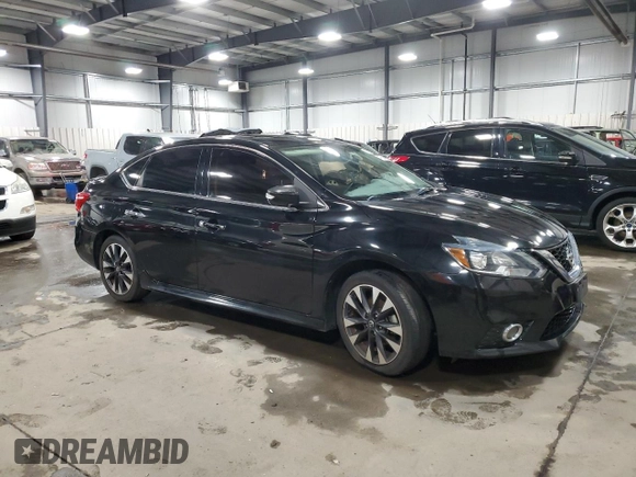 2018 Nissan Sentra S with VIN 3N1AB7AP8JY310538, listed as a Copart auction lot 47594105 with 123,431 mi miles and Salvage Title. Bid and sale history available at DreamBid. Image 4.