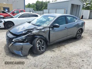 2024 Nissan Sentra SV with VIN 3N1AB8CV5RY295865, listed as a Copart auction lot 60861565 with 35,346 mi miles and Non repairable. Bid and sale history available at DreamBid. Image 1.