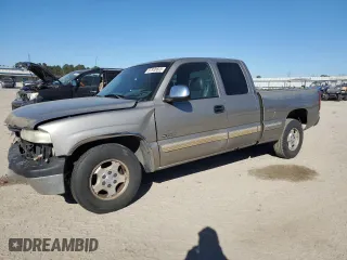 2001 Chevrolet Silverado 1500 LT with VIN 2GCEC19T911299476, listed as a Copart auction lot 87938605 with 0 mi miles and Salvage Title. Bid and sale history available at carsss.com. Image 1.
