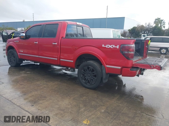 2011 Ford F-150 XLT with VIN 1FTFW1ET2BFC71384, listed as a IAAI auction lot 41538077 with 172,437 mi miles. Bid and sale history available at carsss.com. Image 3.