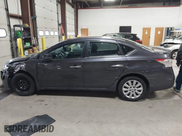 2015 Nissan Sentra S with VIN 3N1AB7AP3FY347486, listed as a IAAI auction lot 41447802 with Not Provided miles. Bid and sale history available at carsss.com. Image 13.