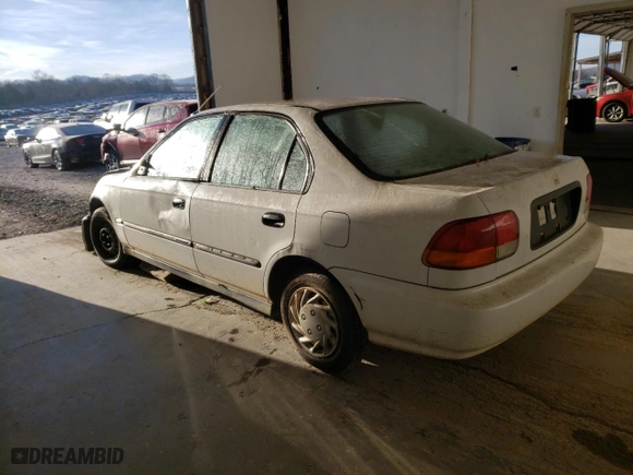1996 Honda Civic DX with VIN 1HGEJ6625TL015368, listed as a Copart auction lot 81109073 with 0 mi miles and Clean Title. Bid and sale history available at carsss.com. Image 2.