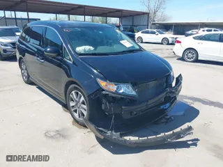 2016 Honda Odyssey Touring Elite with VIN 5FNRL5H95GB045915, listed as a IAAI auction lot 41869980 with 160,270 mi miles. Bid and sale history available at carsss.com. Image 1.