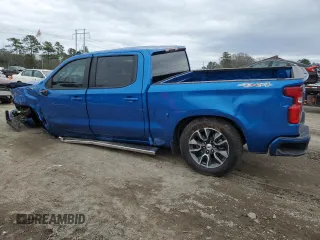 2024 Chevrolet Silverado 1500 RST with VIN 1GCUDEE8XRZ208610, listed as a Copart auction lot 45490585 with 0 mi miles and Salvage Title. Bid and sale history available at carsss.com. Image 2.