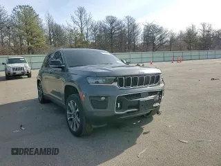 2022 Jeep Grand Cherokee Overland с VIN 1C4RJHDG7N8628396, выставлен на аукционе Copart как лот 45185415 с пробегом 61 032 миль миль и Списание • Salvage title. История ставок и продаж доступна на DreamBid. Изображение 11.