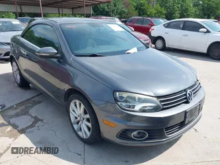 2012 Volkswagen Eos Komfort with VIN WVWBW7AH2CV001372, listed as a IAAI auction lot 42501409 with 74,599 mi miles and . Bid and sale history available at DreamBid. Image 1.