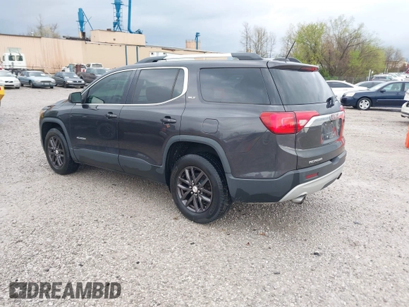 2017 GMC Acadia SLT with VIN 1GKKNULS3HZ173277, listed as a IAAI auction lot 41919159 with 106,446 mi miles and . Bid and sale history available at carsss.com. Image 3.