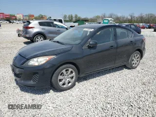2013 Mazda 3 i SV with VIN JM1BL1TF6D1831184, listed as a Copart auction lot 53709655 with 91,564 mi miles and Salvage title. Bid and sale history available at DreamBid. Image 1.