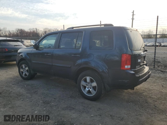 2011 Honda Pilot EX-L with VIN 5FNYF4H59BB006425, listed as a Copart auction lot 49816405 with 167,693 mi miles and Salvage Title. Bid and sale history available at carsss.com. Image 2.