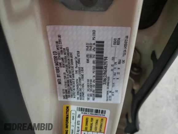 2016 Lincoln MKZ with VIN 3LN6L2J96GR629794, listed as a Copart auction lot 53465535 with 96,171 mi miles and Salvage title. Bid and sale history available at DreamBid. Image 14.