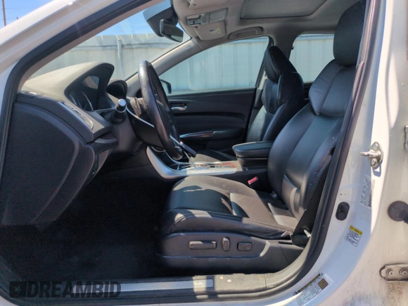 2015 Acura TLX Technology with VIN 19UUB2F59FA008368, listed as a Copart auction lot 56180545 with 76,812 mi miles and Salvage title. Bid and sale history available at DreamBid. Image 7.